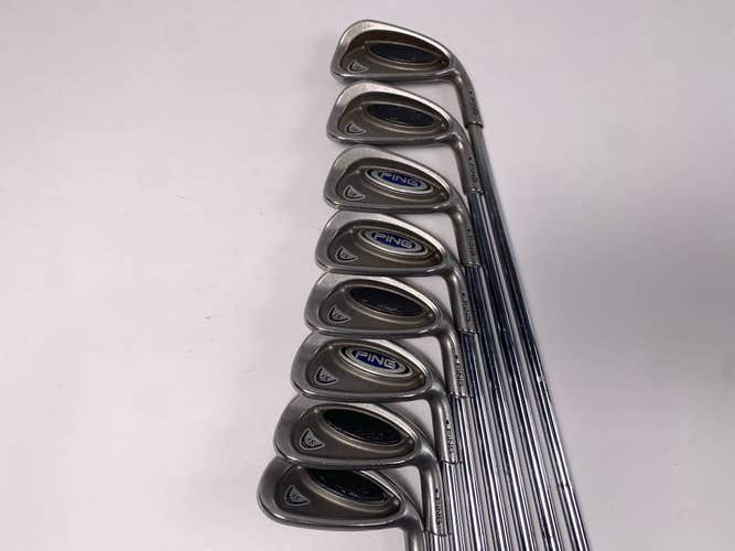 Ping i5 Iron Set 4-PW+SW Black Dot Stiff Steel Mens RH Midsize Grips