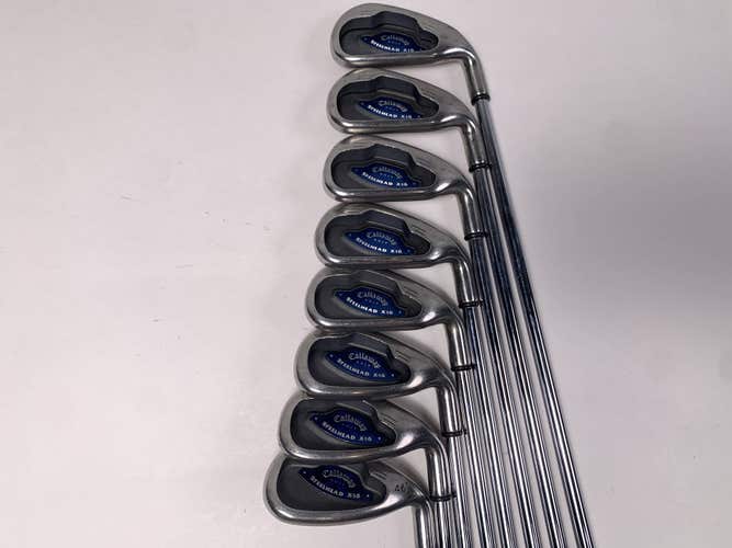 Callaway Steelhead X-16 Iron Set 3-PW Uniflex Steel Mens RH