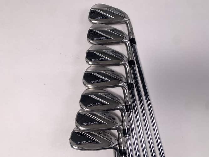 TaylorMade Stealth Iron Set 5-PW+AW KBS Max MT 85g Regular Steel Mens RH