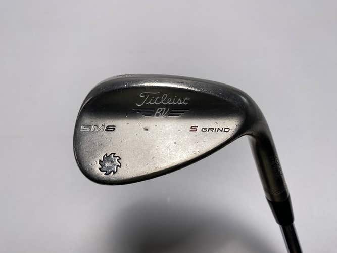 Titleist Vokey SM6 Steel Grey Wedge 56* 10 Bounce S-Grind Wedge Steel Mens RH