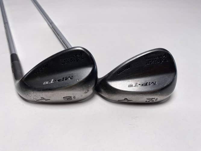 Mizuno MP T 10 Black Satin Wedge Set 54* 9 | 60* 5 True Temper Dynamic Gold RH