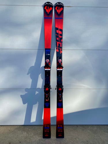 Unisex 2024 Rossignol 167 cm Hero Elite LT Skis With Bindings Max Din 14 (Used)