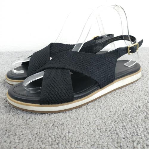 Cole Haan Mikaela Stitchlite Sandals Womens 8 Shoes Slingback Black Grand OS