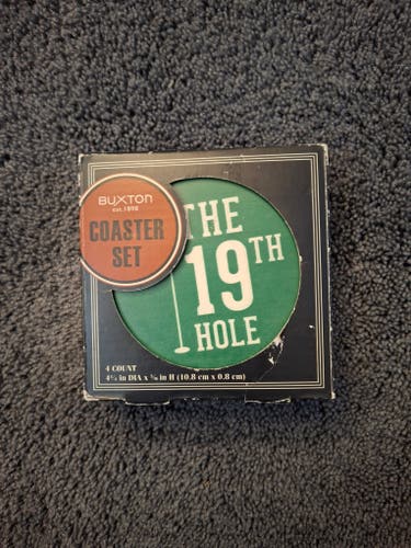 The 19th Hole Golf Coaster Set Of 4