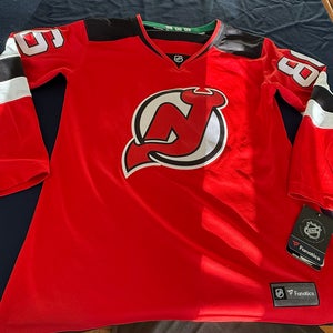 Red Large Women's Jersey (New) New Jersey Devils Jack Hughes