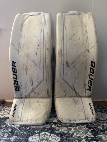 Medium 2022 Bauer Mach Goalie Leg Pads (Used)