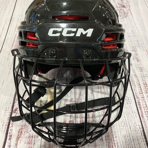 Black Medium CCM Tacks 70 Helmet (Used)