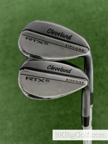 Cleveland RTX6 Zipcore Black 2 Wedge Set (56 & 60 Degrees)
