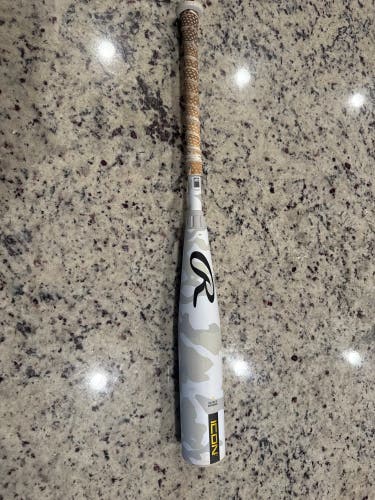 2025 Rawlings Icon Composite USSSA Certified Bat (-10) 18 oz 28" (Used)