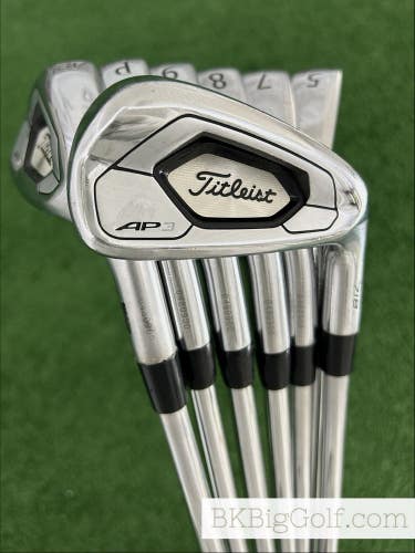 Titleist AP3 718 Iron Set 5-48 / True Temper AMT Black Stiff