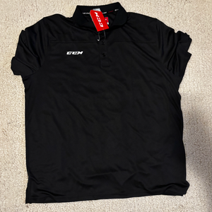CCM Polo Black XXL Men's(New)