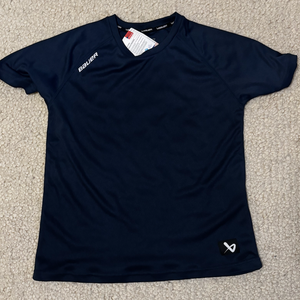 Bauer Dri Fit Shirt Youth XL Navy (New)