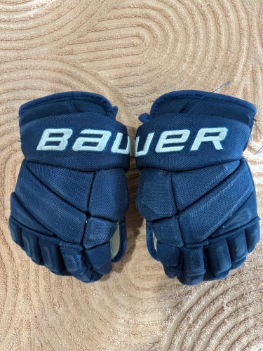 Blue Bauer Vapor Pro Team Gloves 12" (Used)
