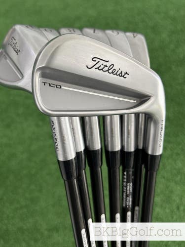 Titleist T100 25 Forged Iron Set 4-P / Tour AD Graphite Design AD 95 Stiff