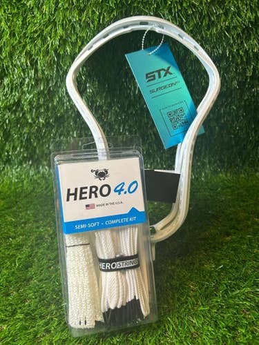 STX Unstrung Surgeon 1K Head Includes HERO 4.0 SEMI-SOFT COMPLETE KIT (New)