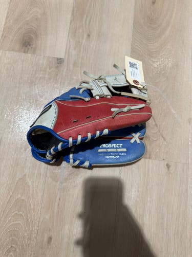 Red Mizuno Prospect RH Baseball Glove 11" (Used)