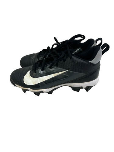 Used Nike ALPHA MENACE 4 SHARK Jr FB Cleats Black Junior 04.5 11692-S000145757