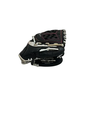Used Mizuno FINCH RH Throw Fastpitch Gloves Black 10" 11692-S000145785