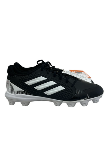 Used Adidas PURE HUSTLE 2 WOMENS BB/SB Cleats Black And White Senior 12.5 11692-S000145870