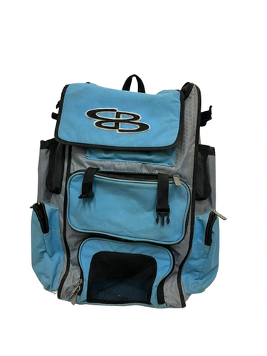 Used BoomBah SUPERPACK BB/SB Player Backpack Carolina Blue 11692-S000145787