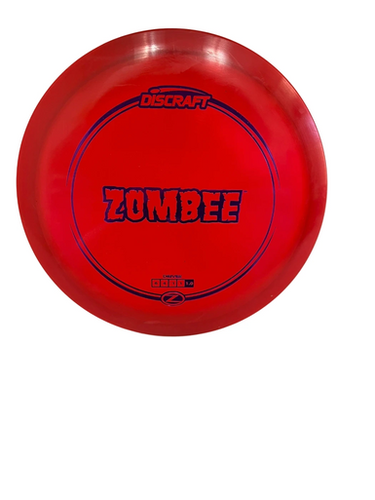 Used Discraft Z ZOMBEE Disc Golf Driver Red 179g 11692-S000145728