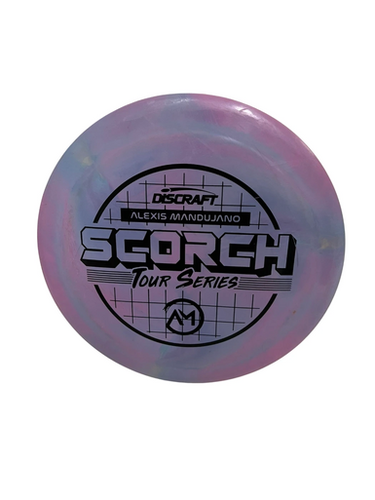 Used Discraft TOUR SERIES SCORCH Disc Golf Driver Purple 171g 11692-S000145735