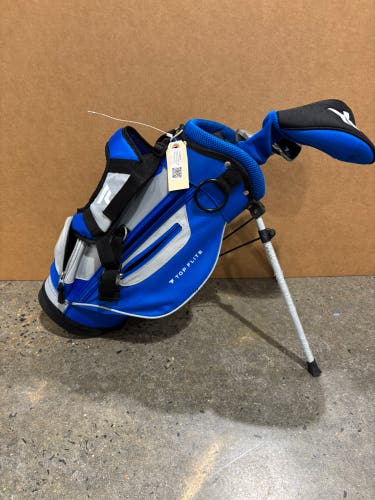 Top Flite Junior Clubs Left Hand I 3 Clubs + Bag (Used)
