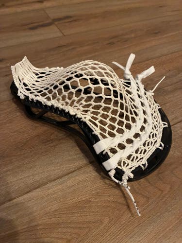 GCA Head (Black) strung with GCA mesh