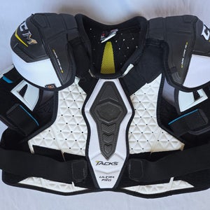 Large CCM Tacks Ultra Pro shoulder pads w/ FT6 Pro biceps (Used)