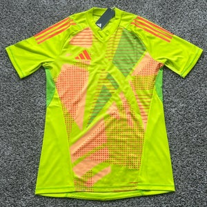 Adidas Tiro 24 GK Goalkeeper SS Soccer Jersey Yellow Men's Large Slim Fit IK4906