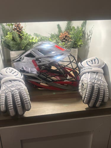 Cascade XRS Pro Helmet & Warrior Evo V Gloves