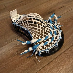 GCA head (Black) strung Powder blue strings