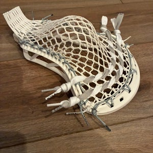 GCA head (white) strung grey/white combo