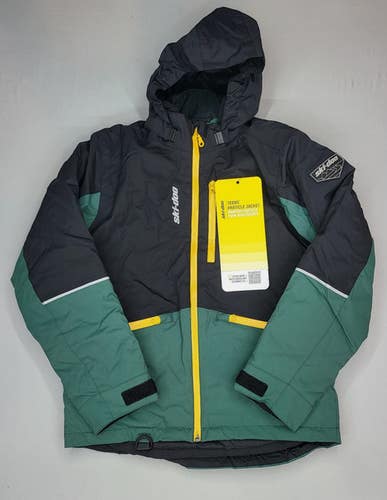 NEW Ski Doo BRP Jacket PARTICLE JACKET TEEN Logo Winter Insulated size 10