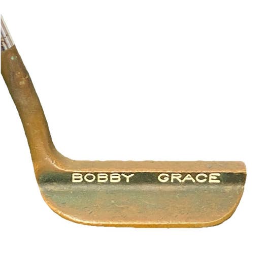 Bobby Grace The 2200 Blade Putter With Insert BeCu Finish 34 Inches RH Steel HC