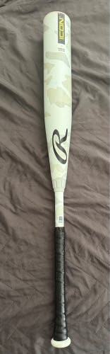 2025 Rawlings Icon USSSA Certified Bat (-8) 23 oz 31" (Used)