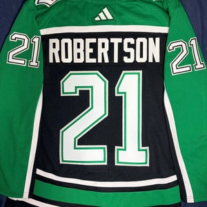 Jason Robertson Dallas Stars Adidas Reverse Retro 2.0 Jersey Size: 44
