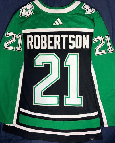 Jason Robertson Dallas Stars Adidas Reverse Retro 2.0 Jersey Size: 44