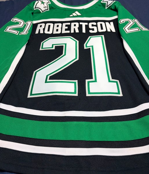 Dallas Reverse Retro Jason Robertson Dallas Stars Adidas Reverse Retro 2.0 Jersey Size: 44 ...