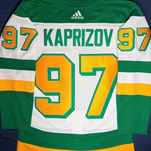 Kirill Kaprizov Adidas Minnesota Wild Reverse Retro 1.0 Size: 44