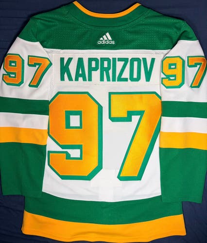 Kirill Kaprizov Adidas Minnesota Wild Reverse Retro 1.0 Size: 44