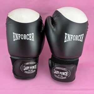 Enforcer Last Punch Boxing Gloves Black 16oz