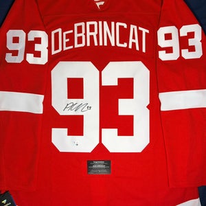 Alex DeBrincat Fanatics Premium Detroit Red Wings Autograph Jersey Size: 54 COA