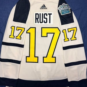 Bryan Rust Adidas Winter Classic Pittsburgh Penguins Jersey Size: 44 + Patch