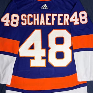 Matthew Schaefer New York Islanders Adidas Prime Green Home Jersey Size: 54