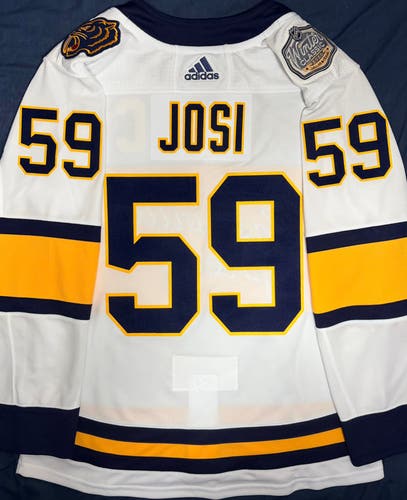 Roman Josi Nashville Predators Adidas Winter Classic 2020 Jersey Size: 50 + C