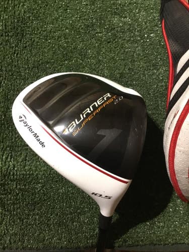 Taylormade Burner Superfast 2.0 10.5* Driver Regular REAX 4.8 Graphite Shaft 46