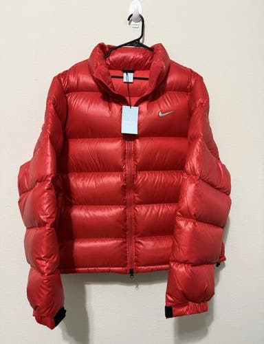 Nike Air x NOCTA Sunset Red Down Puffer Jacket Drake Men's Size XXL DO2783-657