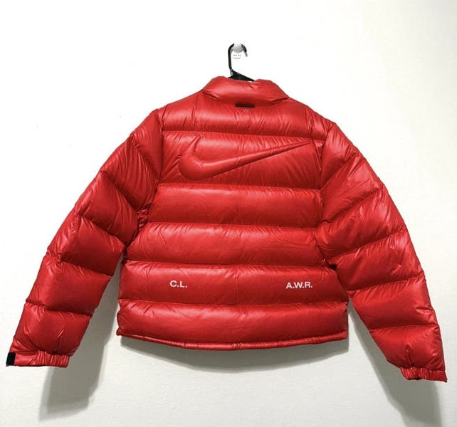 Nike Air x NOCTA Sunset Red Down Puffer Jacket Drake Men's Size