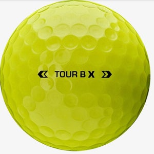 Bridgestone Tour B-X Golf Balls (Yellow, 3pk) 1 Sleeve 2024 NEW